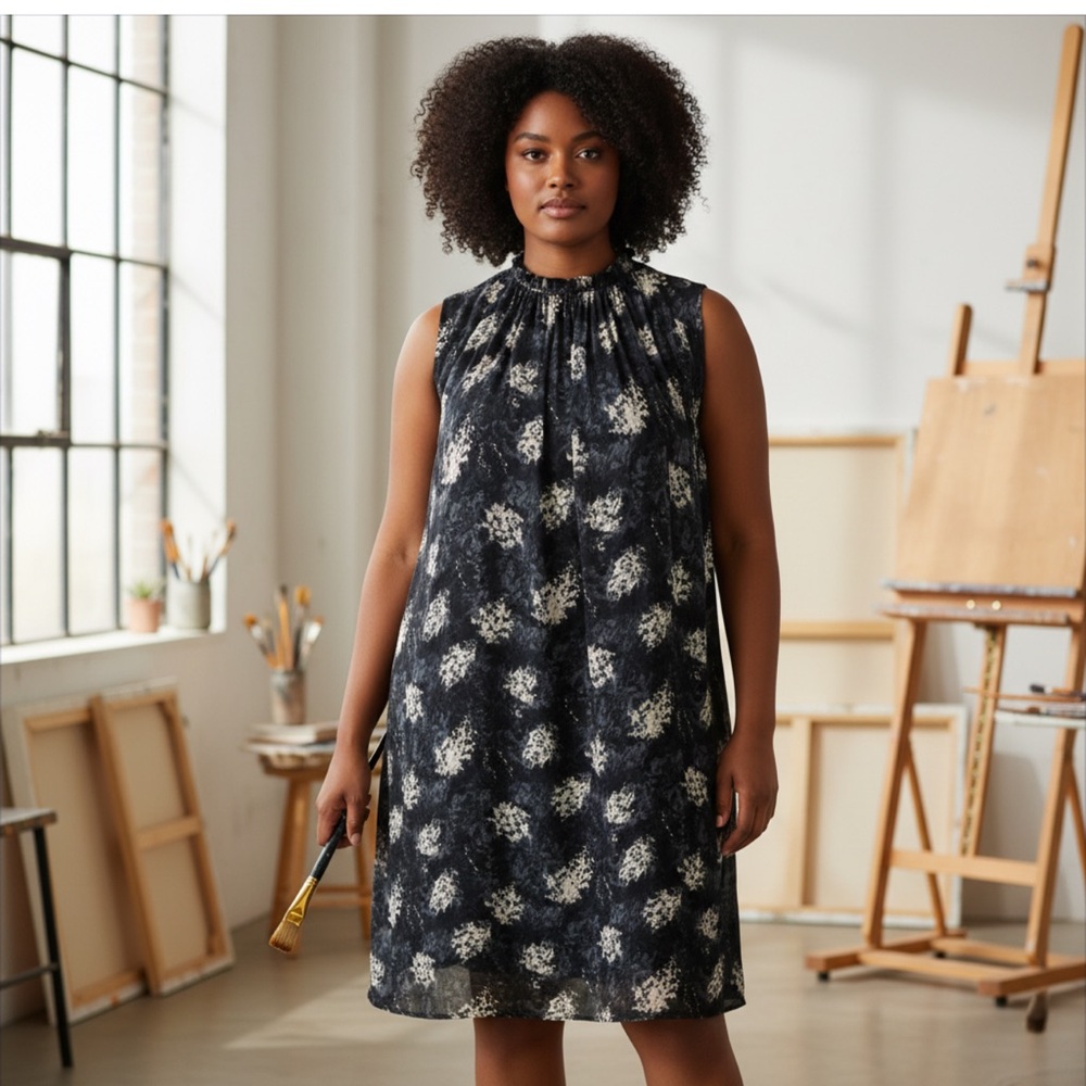 Joie‎ Thelen  Floral Sleeveless Mini Dress SZ LG (147) - Picture 13 of 13
